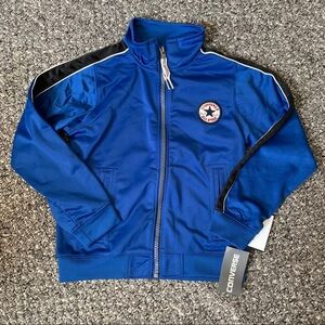 NWT Converse All Star Cobalt Blue Track Jacket Size 5-6 years